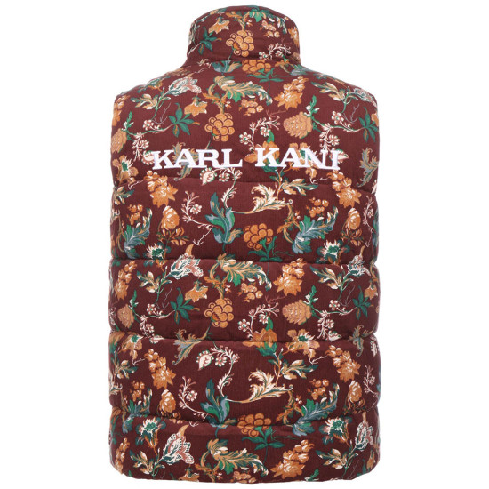Karl Kani Ανδρικό αμάνικο μπουφάν OG Corduroy Flower Puffer Vest